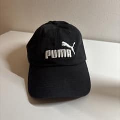 PUMA キッズ キャップ ブラック 刺繍ロゴのサムネイル