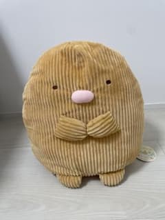 스미코구라시 코듀로이 인형 XL 돈까스