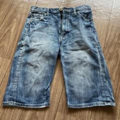 キッズ デニム ハーフパンツ 160cmのサムネイル
