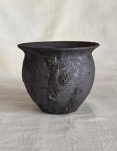 J6 自然石風植木鉢 特殊な鉢 水盤 京鞍馬風特殊な鉢 水盤60センチ