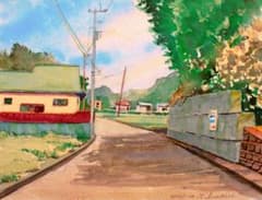 風景画 水彩画 2021年 F6サイズ 額装済み 原画 - メルカリ