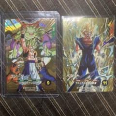 ドラゴンボール スーパーダイバーズ ゴジータ ベジット 2枚セットのサムネイル