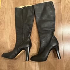 【値下げ】GIUSEPPE ZANOTTI ロングブーツ ブラック 39のサムネイル