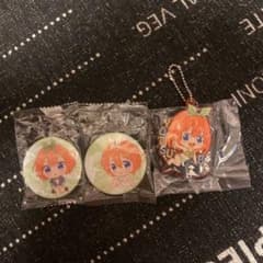 五等分の花嫁∬ カプセルラバーマスコット 缶バッジ ふわわっコのサムネイル