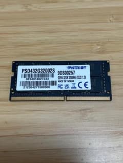 メモリ ノートパソコン用 1枚 32GB DDR4 PATRIOTのサムネイル