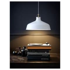 IKEA RANARP ペンダントランプ オフホワイト 38cm LED電球付きのサムネイル