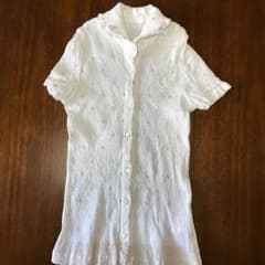 《未使用》ツモリチサト❤︎ 半袖シャツ シワ加工 ゴールドラメのサムネイル