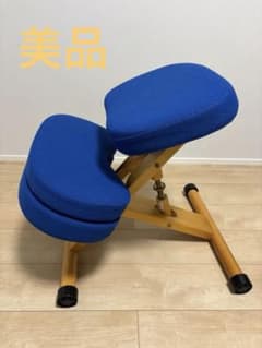 美品】宮武製作所 プロポーションチェア ブルー 学習椅子 姿勢矯正
