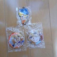 Dr.STONE 七海龍水 ラバーストラップ 缶バッジ セットのサムネイル
