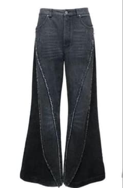 jentlouis Semi-Flare Denim black Lsizeのサムネイル