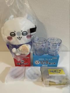 ちいかわ エニマイくじ モモンガセット ぬいぐるみ×豆皿×コップ×ポーチ（おまけのサムネイル
