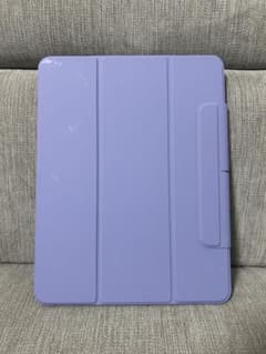 【iPad Air 13インチ】パープル iPadケース スタンド機能付きのサムネイル