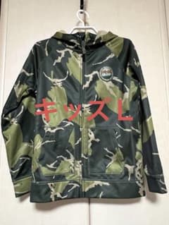 BURTON スノーボードウェア 撥水パーカー カモフラ キッズ L - メルカリ
