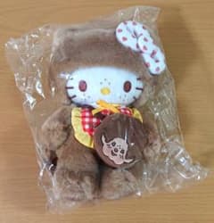サンリオ ハローキティ モンチッチ ぬいぐるみ ギンガムチェック
