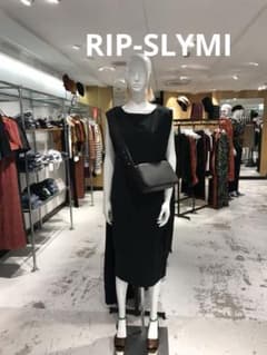 美品SLYスライコクーンロングワンピースブラック