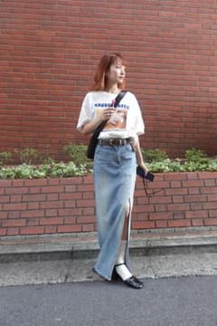 ⭐︎taro⭐︎TEEN BOOP スリットデニムスカート　M m18679643814_1.jpg?1779018783