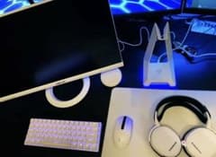 ゲーミングモニター 白のサムネイル