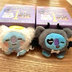 BT21 Angel&Villain 봉제인형 배지 KOYA 2개 세트
