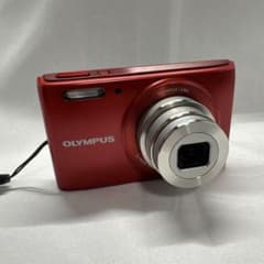 デジカメ OLYMPUS オリンパス STYLUS VG-180 ワインレッド - メルカリ