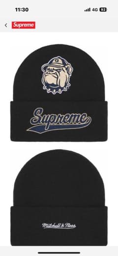 Supreme ニット帽 ブラックのサムネイル