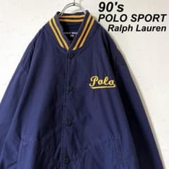 希少 古着 90's ポロスポーツ ラルフローレン スタジャン ボタスター