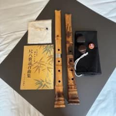 尺八　1尺8寸管　胡蝶銘　木管 胡蝶宝尺八 楓 都山流 1尺8寸