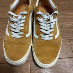 VANS オールドスクール イエロー スエード スニーカーのサムネイル