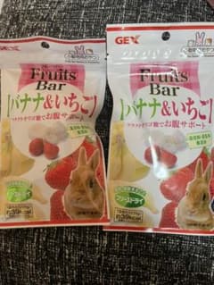 【未開封】GEX フルーツバー バナナ&いちごのサムネイル