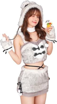 Malymoon アニマルコスプレ衣装 グレー - メルカリ