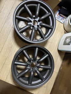 ワタナベホイールF8 17インチ9j+34PCD100 5穴　 ホイールのみ2本 m18690781049_1.jpg?1763280529