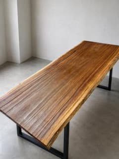 マスカレ 一枚板 ダイニングテーブル 2300mm 大判 無垢材 6人掛け マスカレ 一枚板 ダイニングテーブル 2300mm 大判 無垢材 6人掛け