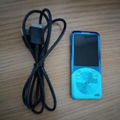 SONY ウォークマン NW-S756(ブルー) 本体+付属純正ケーブル - メルカリ
