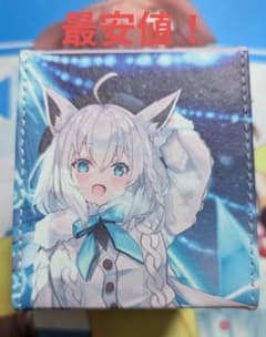 混沌の女神様　ホロライブ　合皮製ウィンドウデッキケース　白上フブキ
