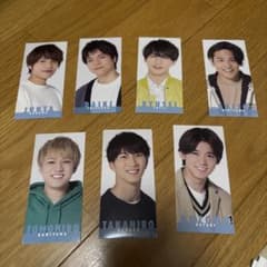 ジャニーズWEST 公式フォトカード 7枚セットのサムネイル