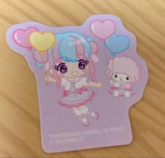 アイカツスターズ サンリオ 花園きらら ステッカーのサムネイル