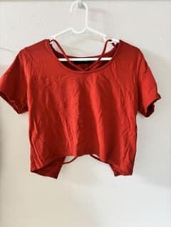 レッド クロップドTシャツのサムネイル