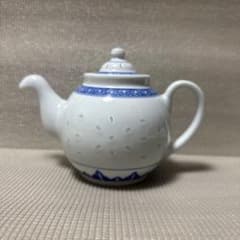 希少✨ 景徳鎮 急須 蛍手 青花玲瓏茶壺 ティーポット 中国 - メルカリ