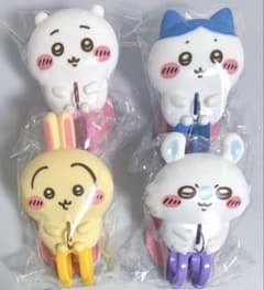【新品未使用】ちいかわ 洗濯バサミ 全4種 コンプリートセットのサムネイル