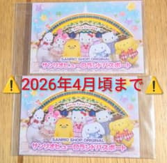 【値下げ】サンリオピューロランド パスポート 2枚セットのサムネイル