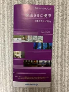 西武ホールディングス株主優待券のサムネイル