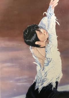rerere様専用 羽生結弦 色鉛筆画 イラスト A3 パステルのサムネイル