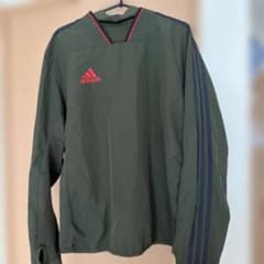 adidas メンズ ジャージ オリーブ