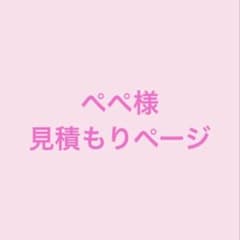 ぺぺ様　見積もりページ ぺぺ様 見積もりページ - メルカリ