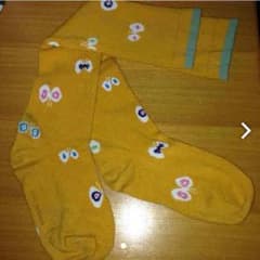 最終値下げ！ミナペルホネンニーハイソックスのサムネイル
