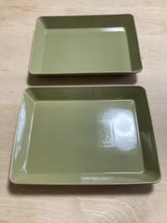 iittala TEEMA スクエアプレート オリーブ 33cm 2枚セットのサムネイル