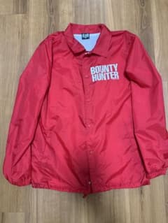 バウンティハンターBOUNTY HUNTER コーチジャケット レッドM - メルカリ