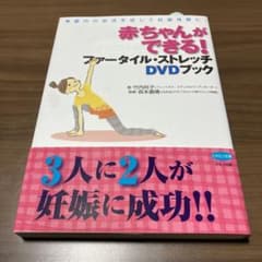 赤ちゃんができる!ファータイル・ストレッチDVDブック : 骨盤内の血流を促し…のサムネイル