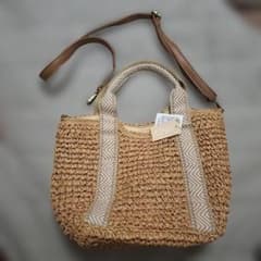 新品 STUDIO CLIP ペーパー素材 2WAY ショルダーバッグ かごのサムネイル