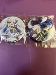 SNOW MIKU 2026 캔 배지 2종 세트 하츠네 미쿠 ESP 스노우 미쿠