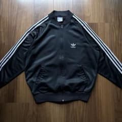 美品】 ビッグサイズadidas ブラック ATPトラックジャケット USA製 